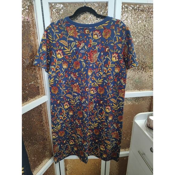 Appleseeds Floral Tshirt Dress Large - Picture 12 of 14